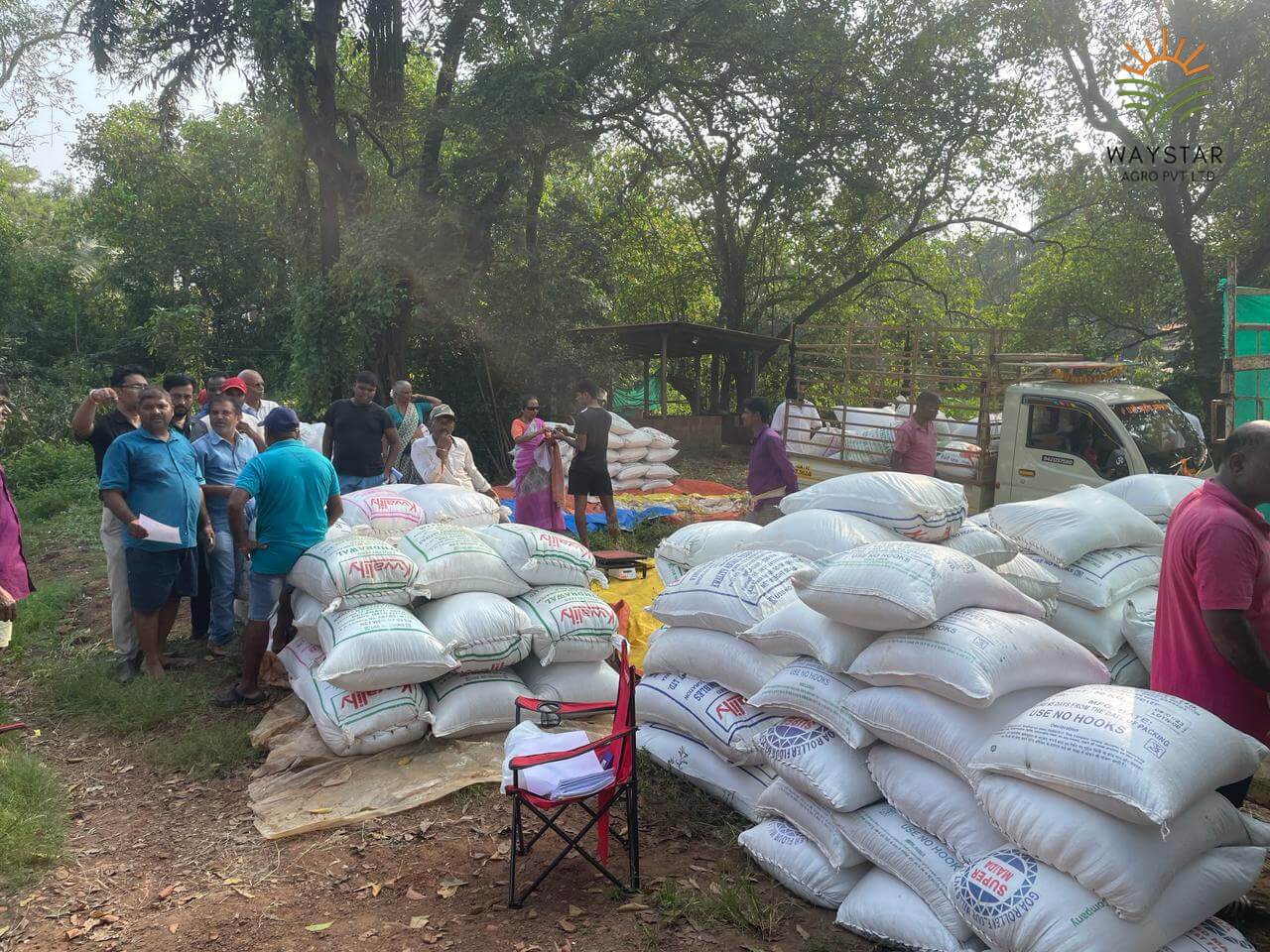 At Waystar Agro Rice fields distribution at Goa